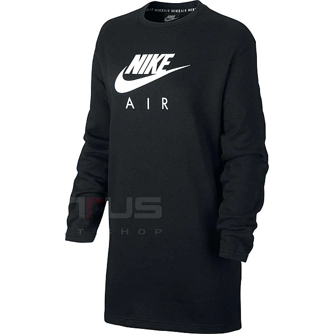 ДАМСКА РОКЛЯ NIKE NSW AIR CREW DRESS BB FLC BLACK