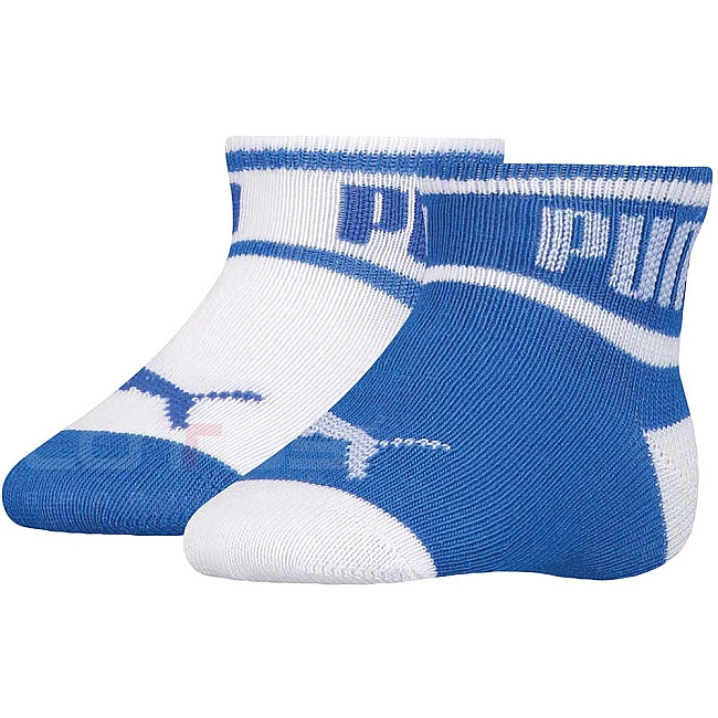 ДЕТСКИ ЧОРАПИ PUMA BABY WORDING SOCK WHITE/BLUE