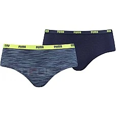 ДАМСКИ БИКИНИ PUMA HIPSTER 2P PACKED BOXER BLUE/PEACOAT