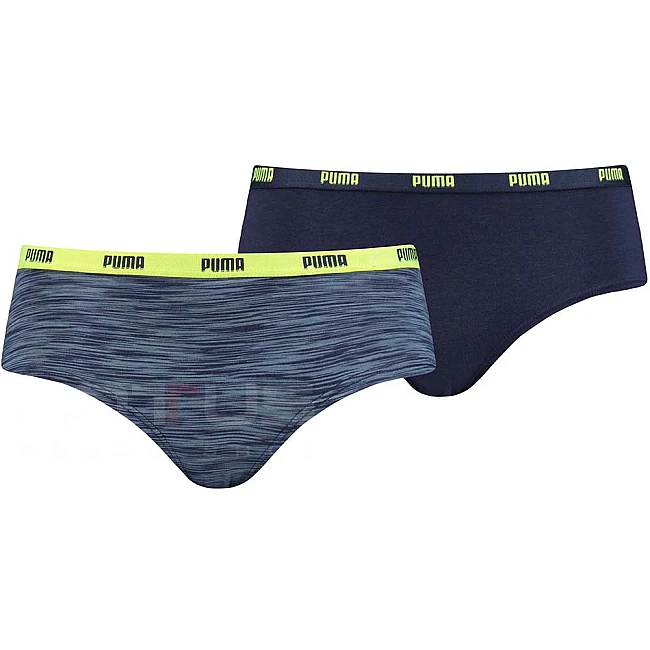 ДАМСКИ БИКИНИ PUMA HIPSTER 2P PACKED BOXER BLUE/PEACOAT