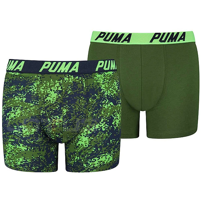 ДЕТСКИ БОКСЕР PUMA BOXER 2P SEASONAL BOXER NAVY/GREEN