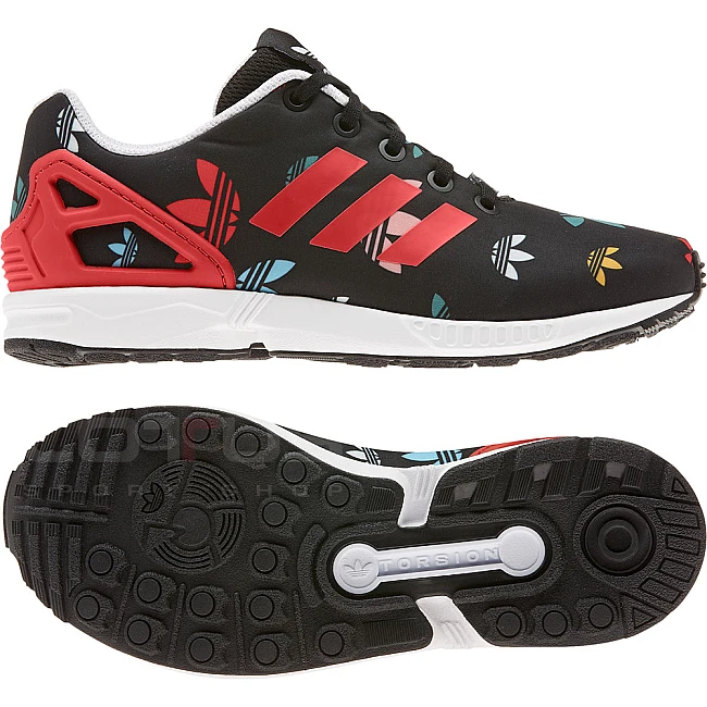 ДЕТСКИ МАРАТОНКИ ADIDAS ORIGINALS ZX FLUX J BLACK