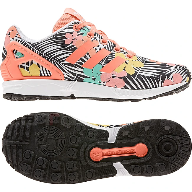 ДЕТСКИ МАРАТОНКИ ADIDAS ZX FLUX J CORAL