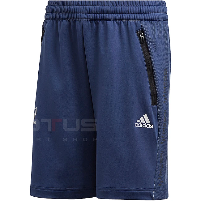 ДЕТСКИ КЪСИ ПАНТАЛОНИ ADIDAS MESSI JB M SHORT BLUE