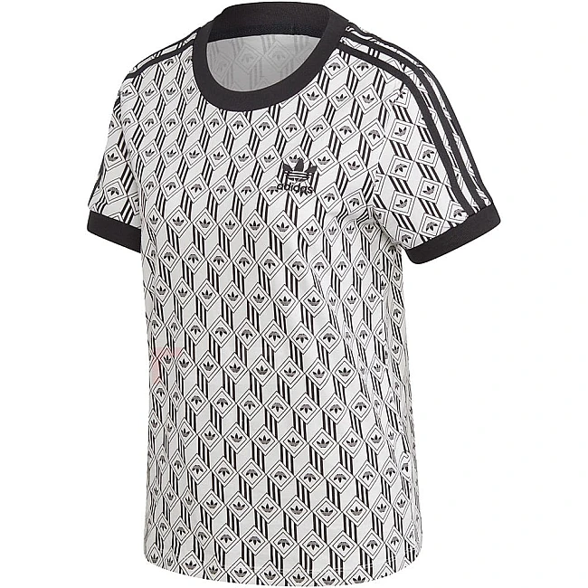 ДАМСКА ТЕНИСКА ADIDAS 3 STRIPES TEE WHITE/BLACK
