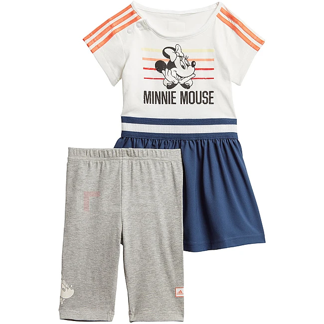 ДЕТСКИ СПОРТЕН ЕКИП ADIDAS INF DY MM SUM WHITE/BLUE/GREY