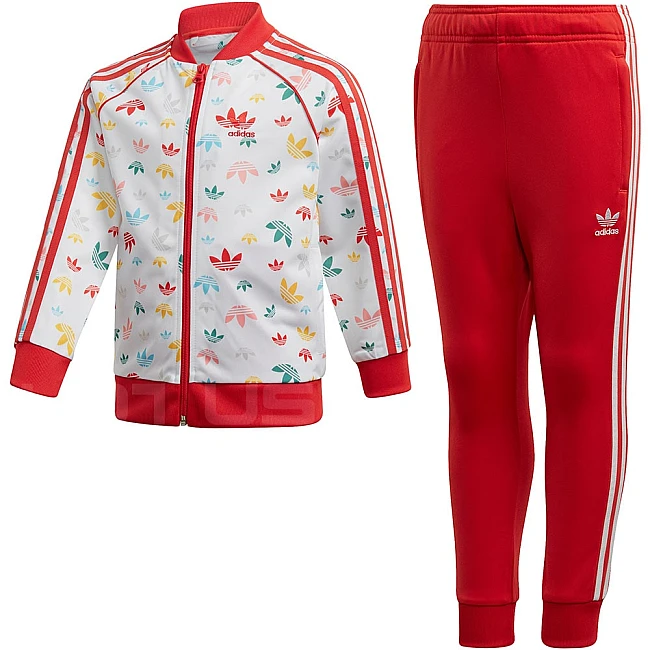 ДЕТСКИ СПОРТЕН ЕКИП ADIDAS SST SET WHITE/RED