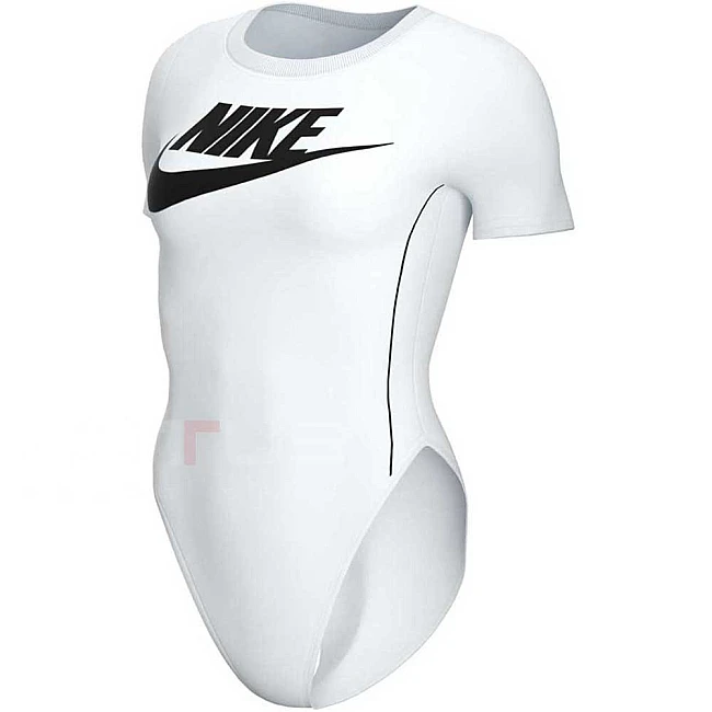 ДАМСКО БОДИ NIKE NSW HRTG BODYSUIT SS WHITE
