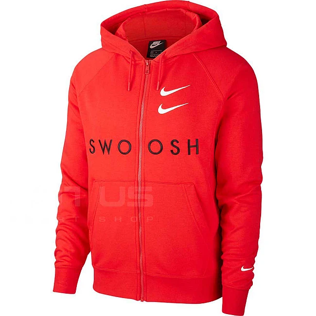 МЪЖКО ГОРНИЩЕ NIKE NSW SWOOSH HOODIE FZ FT RED