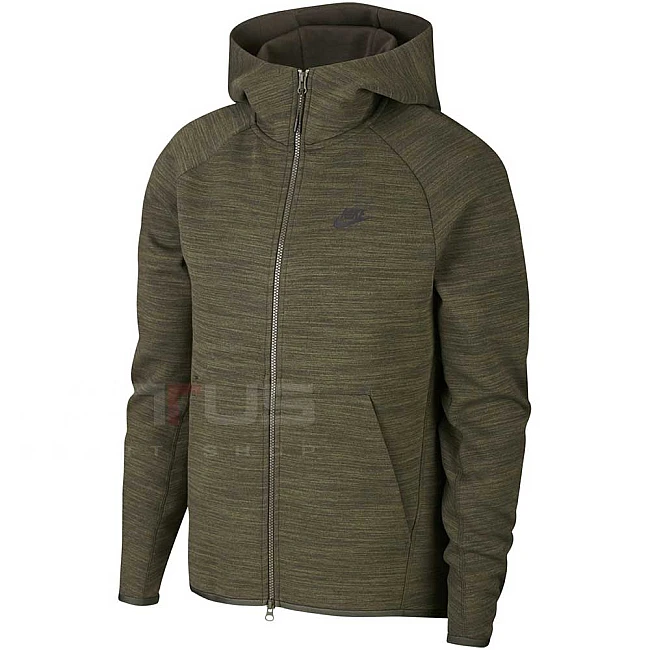 МЪЖКО ГОРНИЩЕ NIKE NSW TCH FLC HOODIE FZ EL SEQUOIA