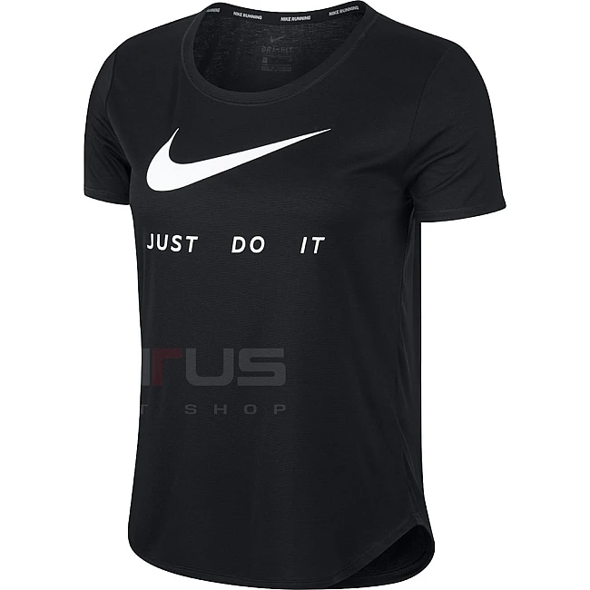 ДАМСКА ТЕНИСКА NIKE TOP SS SWSH RUN BLACK