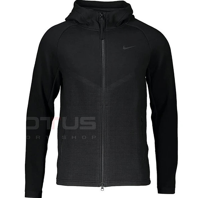 МЪЖКО ГОРНИЩЕ NIKE NSW TCH PCK WR HOODIE FZ ENG BLACK
