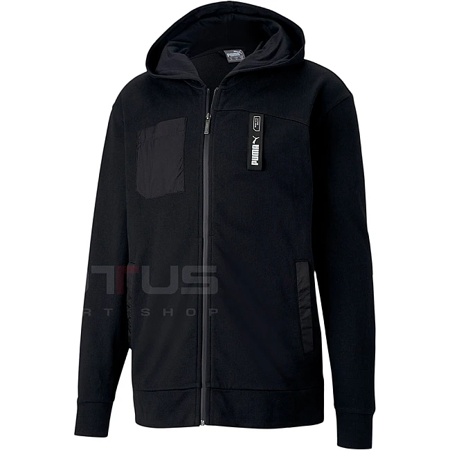 МЪЖКО ГОРНИЩЕ PUMA NU-TILITY FZ HOODY BLACK