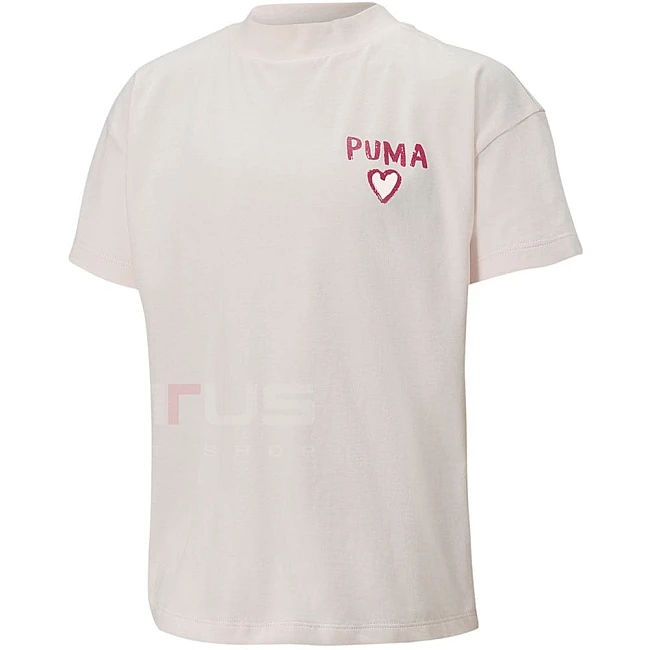 ДЕТСКА ТЕНИСКА PUMA ALPHA TREND TEE G ROSEWATER
