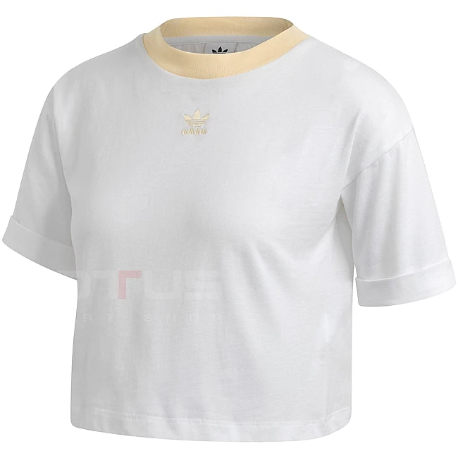ДАМСКА ТЕНИСКА ADIDAS CROP TOP WHITE