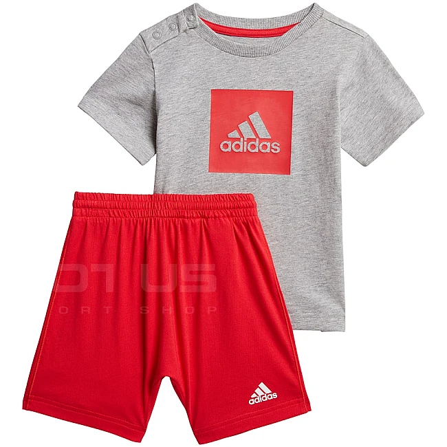 ДЕТСКИ СПОРТЕН ЕКИП ADIDAS I LOGO SUM SET GREY/RED