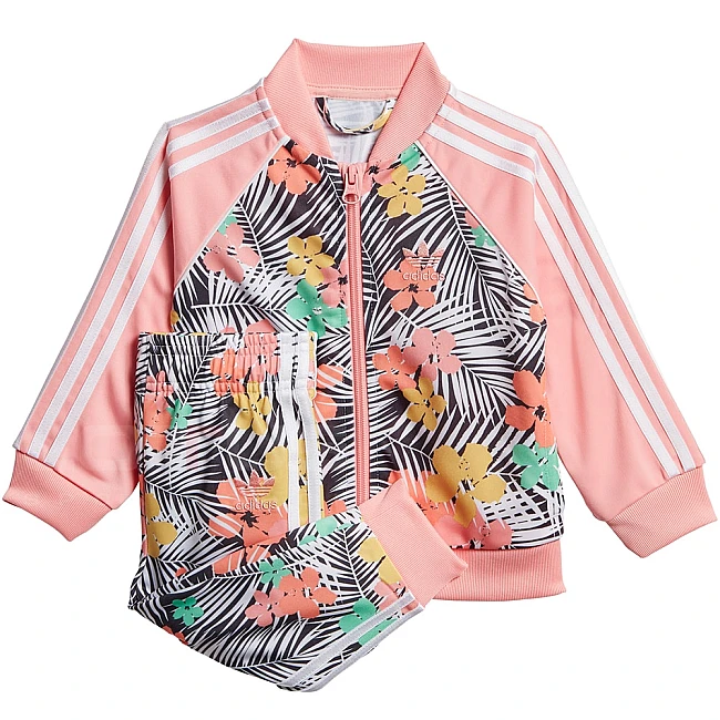 ДЕТСКИ СПОРТЕН ЕКИП ADIDAS SST SET PINK/BLACK/MULTCO