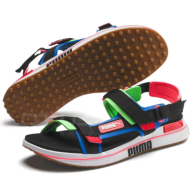ДАМСКИ САНДАЛИ PUMA RIDER SANDAL GAME ON BLACK/BLUE/GREEN