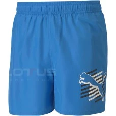 МЪЖКИ ШОРТИ PUMA ESS+ SUMMER SHORTS GRAPHIC BLUE