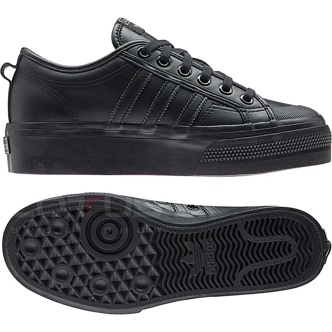 ДАМСКИ ОБУВКИ ADIDAS ORIGINALS NIZZA PLATFORM W BLACK