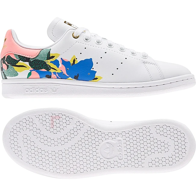 ДАМСКИ ОБУВКИ ADIDAS ORIGINALS STAN SMITH W WHITE/MULTI/GOLD