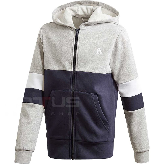 ДЕТСКО ГОРНИЩЕ ADIDAS YB LIN CB FZ FL GREY