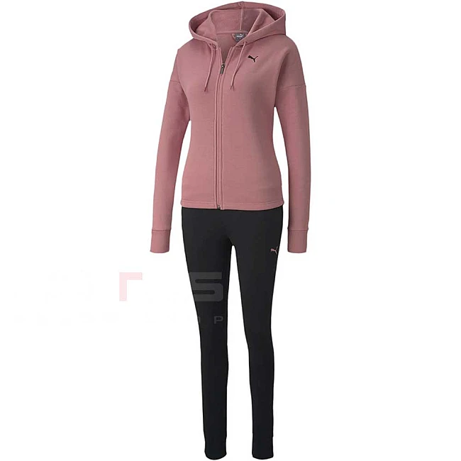 ДАМСКИ СПОРТЕН ЕКИП PUMA CLASSIC HD SWEAT SUIT FL CL ROSE/BLACK