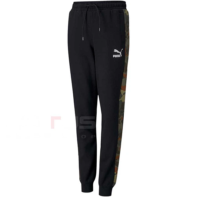 ДЕТСКО ДОЛНИЩЕ PUMA CLASSICS GRAPHICS AOP PANTS BLACK/GREEN