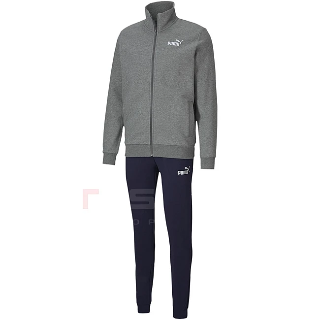 МЪЖКИ СПОРТЕН ЕКИП PUMA CLEAN SWEAT SUIT GREY/BLACK