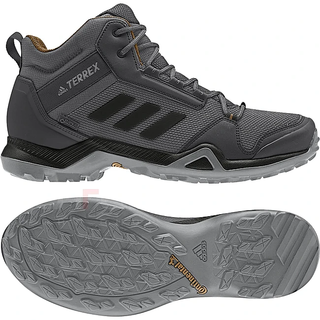 МЪЖКИ ОБУВКИ ADIDAS TERREX AX3 MID GTX GREY/BLACK