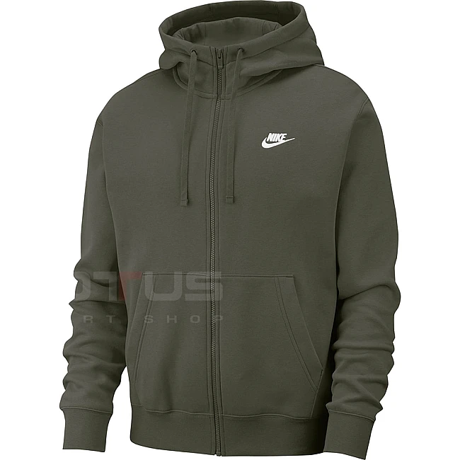 МЪЖКО ГОРНИЩЕ NIKE NSW CLUB HOODIE FZ BB TWILIGHT MARSH