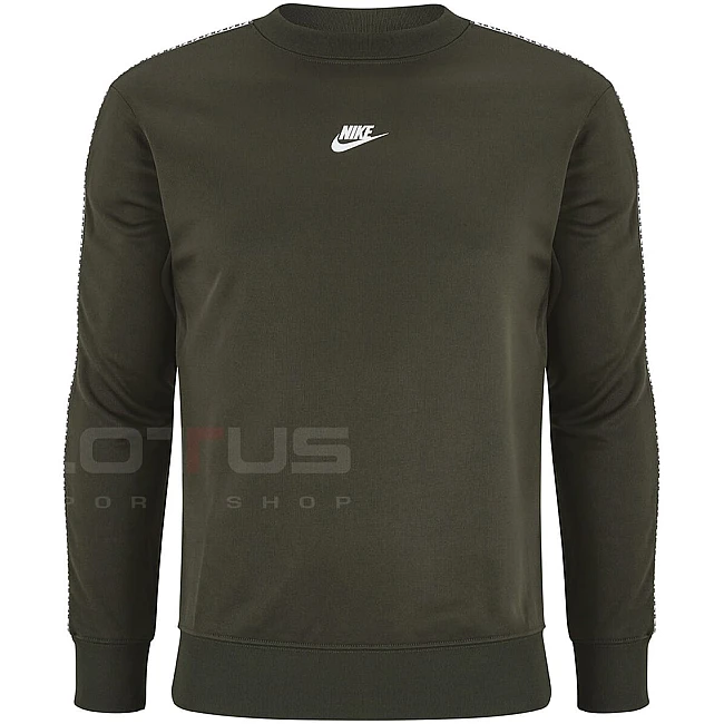 МЪЖКО ГОРНИЩЕ NIKE NSW REPEAT PK CREW KHAKI