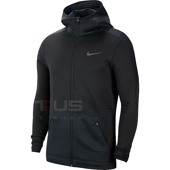 МЪЖКО ГОРНИЩЕ NIKE LS HD FZ NPC BLACK