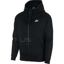 МЪЖКО ГОРНИЩЕ NIKE NSW CLUB HOODIE FZ BB BLACK