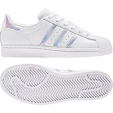 ДЕТСКИ ОБУВКИ ADIDAS SUPERSTAR J WHITE/METALLIC