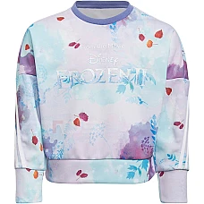 ДЕТСКА БЛУЗА ADIDAS LG DY FROZEN CREW PURPLE/BLUE/WHITE