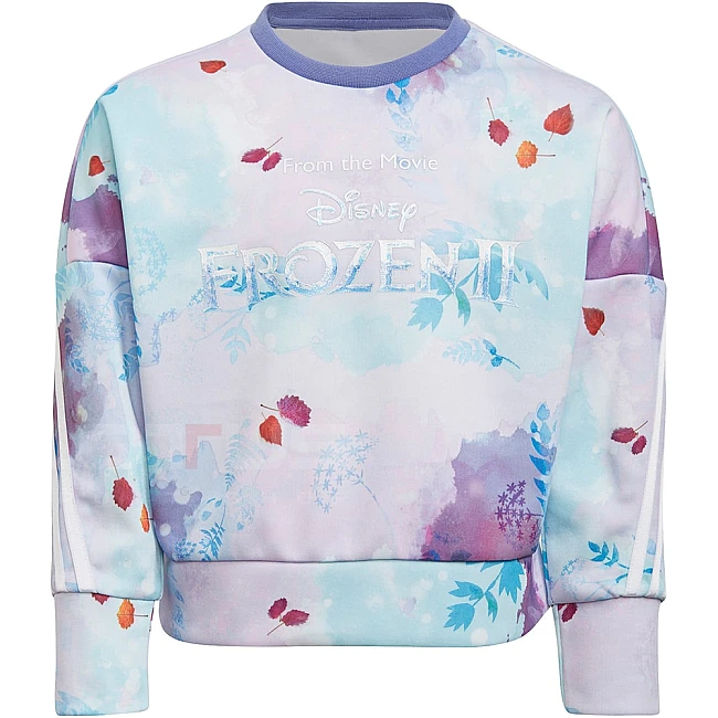 ДЕТСКА БЛУЗА ADIDAS LG DY FROZEN CREW PURPLE/BLUE/WHITE