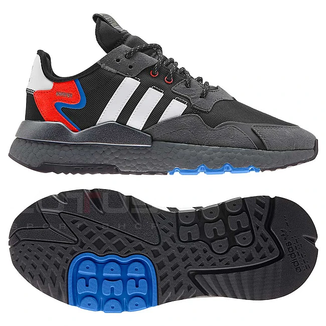 МЪЖКИ МАРАТОНКИ ADIDAS ORIGINALS NITE JOGGER BLACK/WHITE