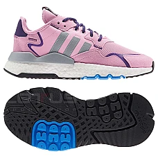 ДАМСКИ МАРАТОНКИ ADIDAS NITE JOGGER PINK/SILVER/PURPLE