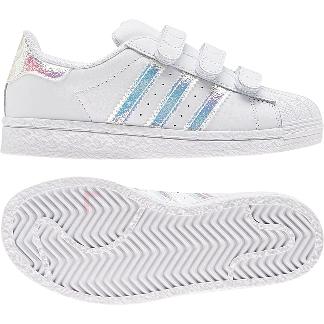 ДЕТСКИ ОБУВКИ ADIDAS ORIGINALS SUPERSTAR CF C WHITE/METALLIC
