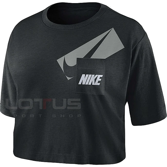 ДАМСКА ТЕНИСКА NIKE DRY GRX CROP TOP BLACK