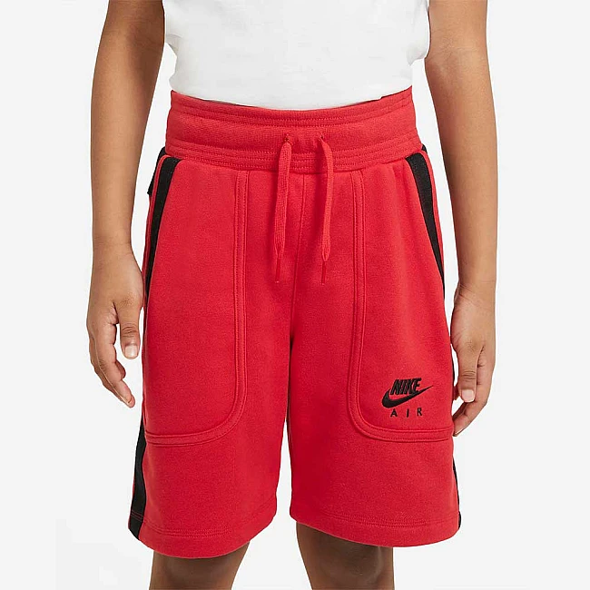 ДЕТСКИ КЪСИ ПАНТАЛОНИ NIKE NSW NIKE AIR FT SHORT RED