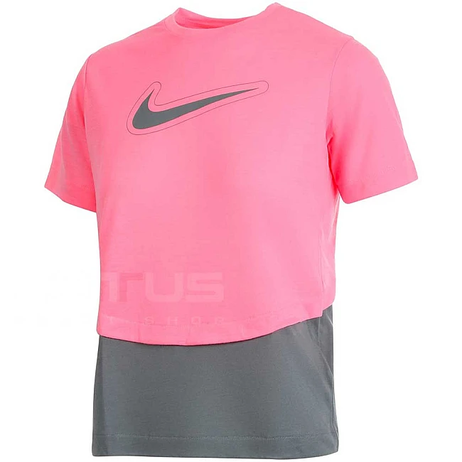 ДЕТСКА ТЕНИСКА NIKE DRY TROPHY SS TOP SS PULSE/GREY