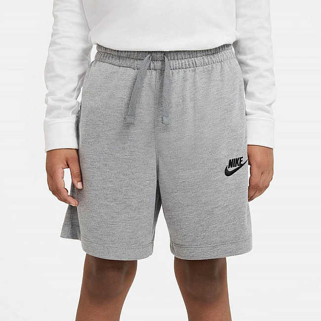 ДЕТСКИ КЪСИ ПАНТАЛОНИ NIKE NSW SHORT JSY AA CARBON HTHR