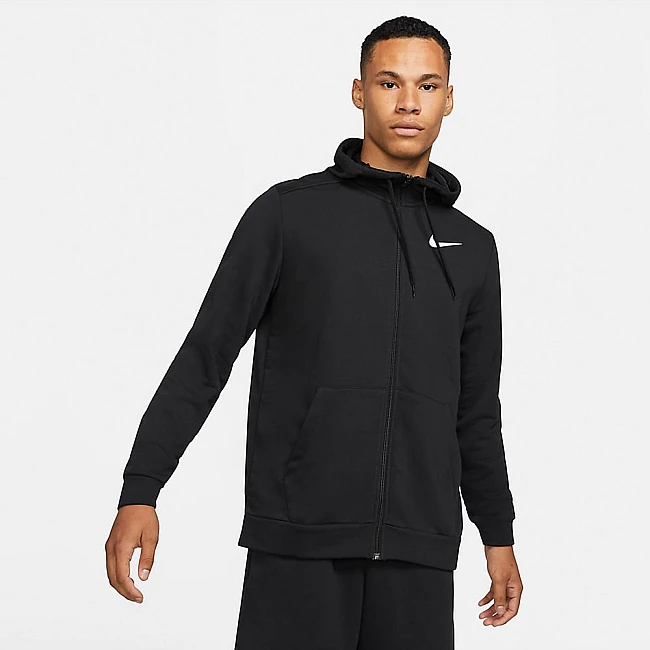 МЪЖКО ГОРНИЩЕ NIKE DRY HOODIE FZ FLC BLACK