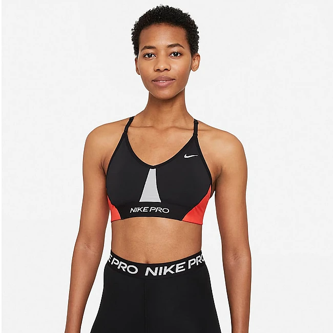 ДАМСКИ СПОРТЕН СУТИЕН NIKE INDY PRO CLN BRA BLACK/RED