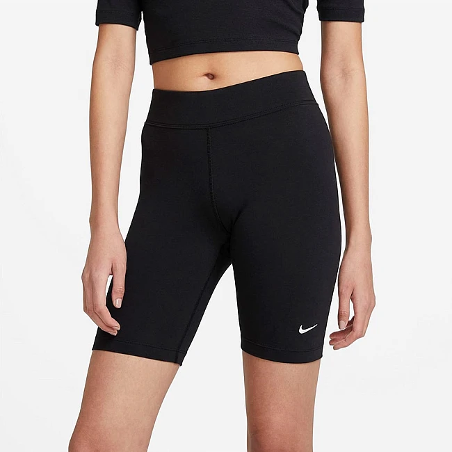 ДАМСКИ КЪС КЛИН NIKE NSW ESSNTL MR BIKER SHORT BLACK