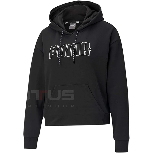 ДАМСКО ГОРНИЩЕ PUMA REBEL HOODIE TR BLACK