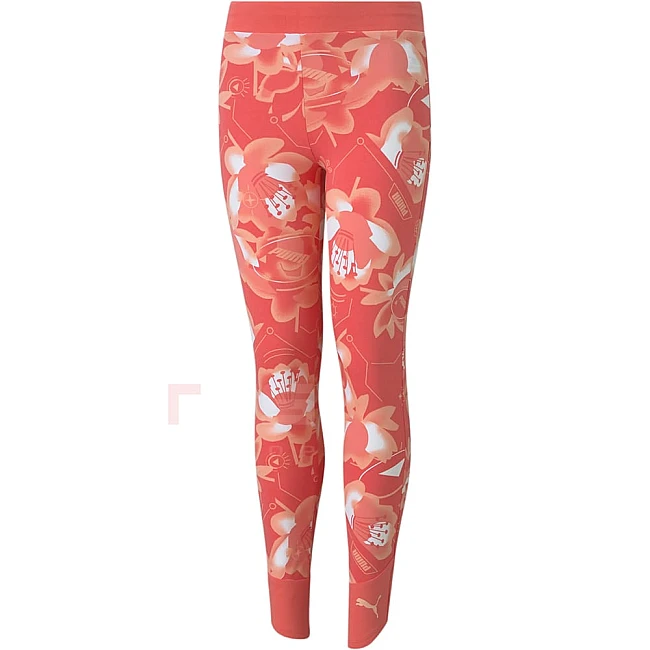 ДЕТСКИ КЛИН PUMA ALPHA AOP LEGGINGS G CORAL