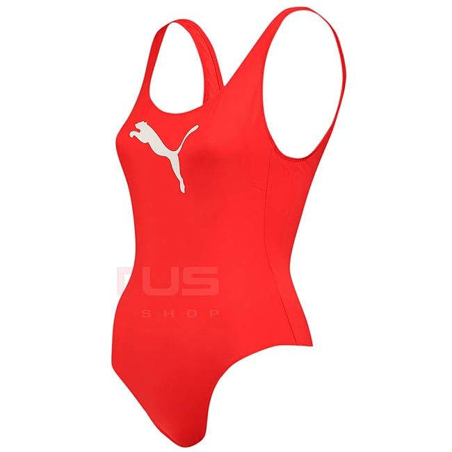 ДАМСКИ БАНСКИ PUMA SWIM WOMEN SWIMSUIT RED